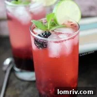 Blackberry Lime Mojitos - Easy Recipe
