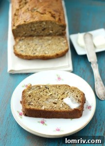 Moist Banana Coconut Bread, a delightful quick bread recipe