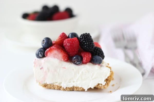 Close-up of the creamy white chocolate cheesecake filling