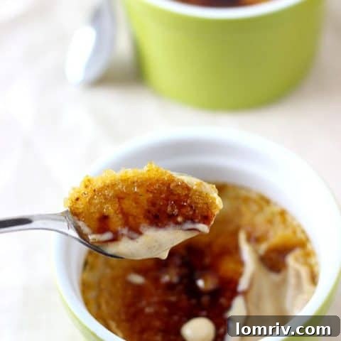 Pumpkin Maple Creme Brulee - a delightful autumn dessert.