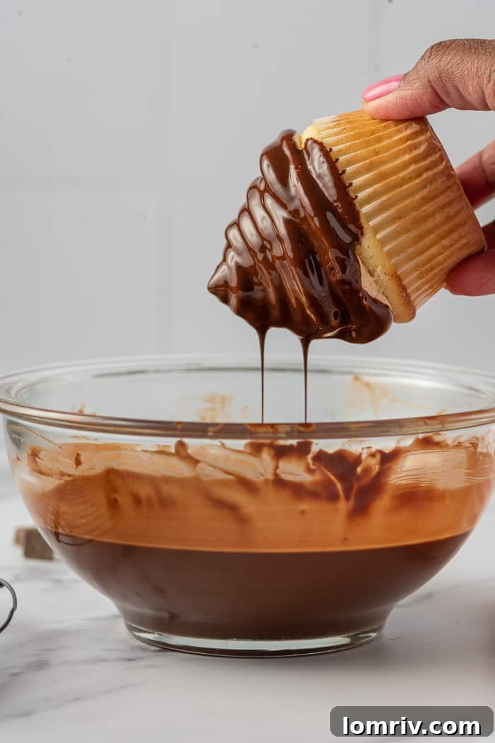 Peanut Butter High Hat Cupcakes