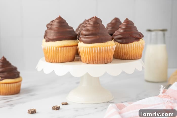Peanut Butter High Hat Cupcakes