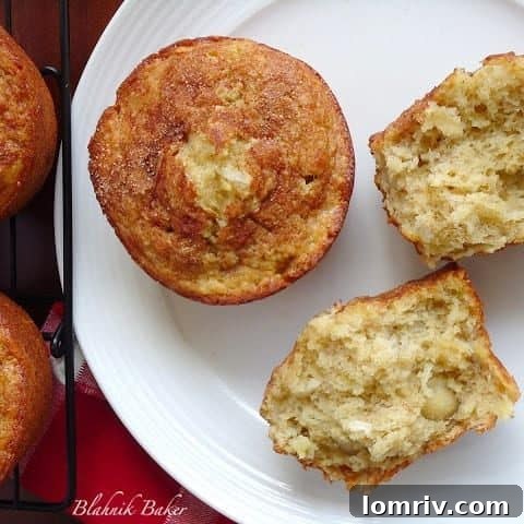 Moist and Flavorful Banana Macadamia Muffins