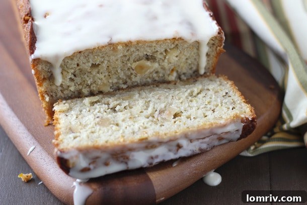 Slice of Pear Hazelnut Bread