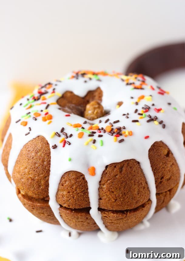 Nutty Brown Butter Pumpkin Coconut Cake with Glaze