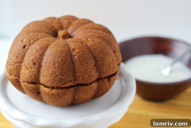 Close-up of Brown Butter Pumpkin Coconut Cake