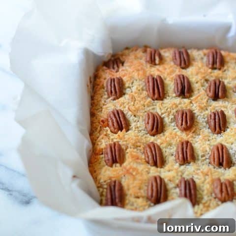 Butterscotch Pumpkin Cake Bars recipe by Luci Petlack for Blahnik Baker Blog