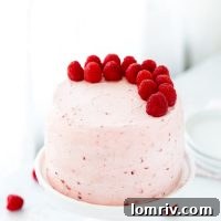 Vanilla Bean Cake with Raspberry Filling