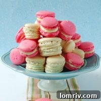 French Macarons - Get the recipe to make these delicate cookies on BlahnikBaker.com