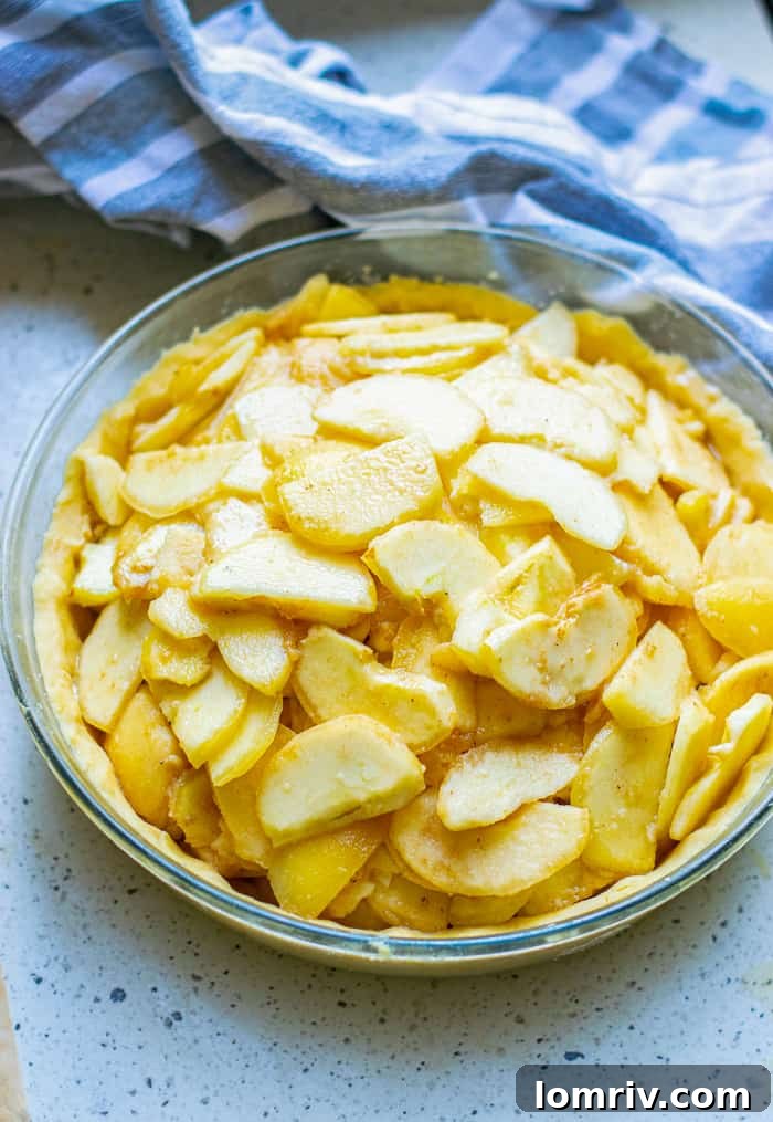 Juicy Cinnamon-Spiced Apple Filling for Pie
