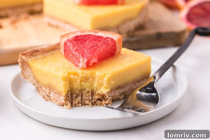 Winter Citrus Tart garnished with fresh fruit slices