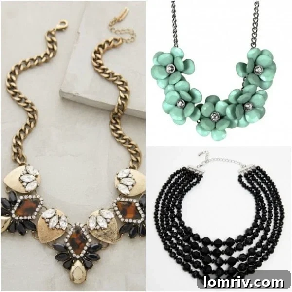 Statement necklaces