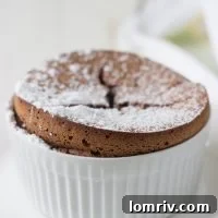 Chocolate Almond Souffle