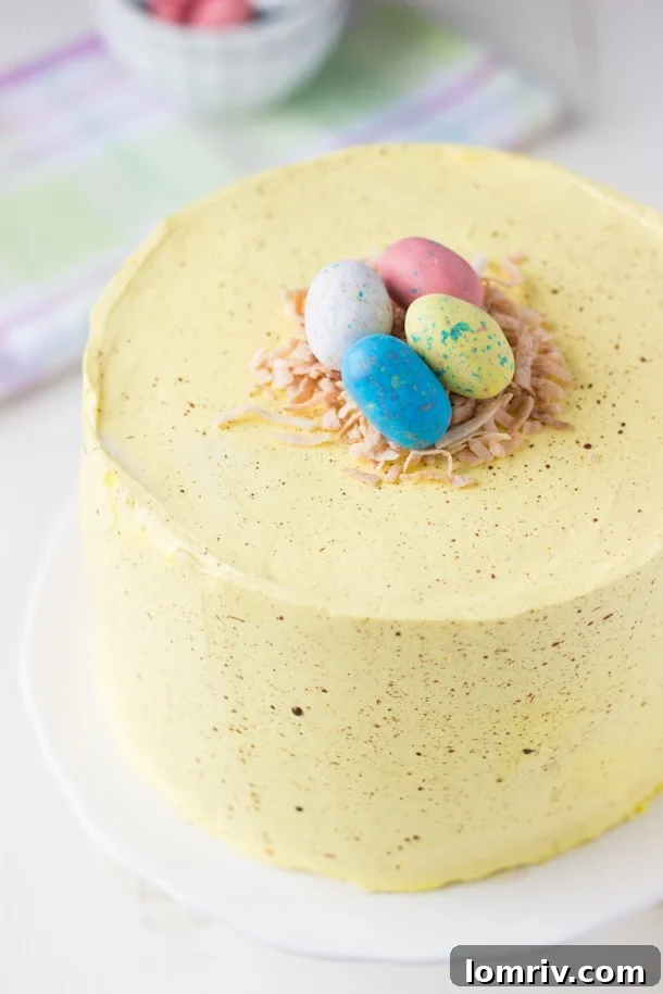 Coconut Lemon Layer Cake