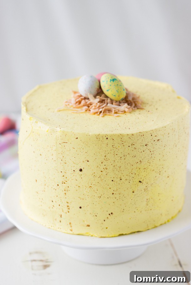 Coconut Lemon Layer Cake