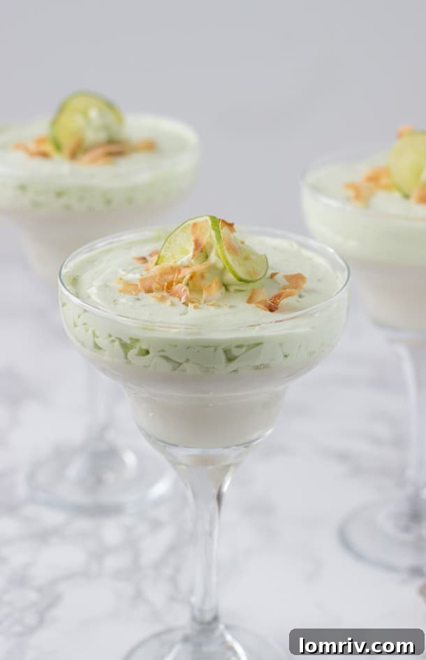 Coconut Lime Panna Cotta