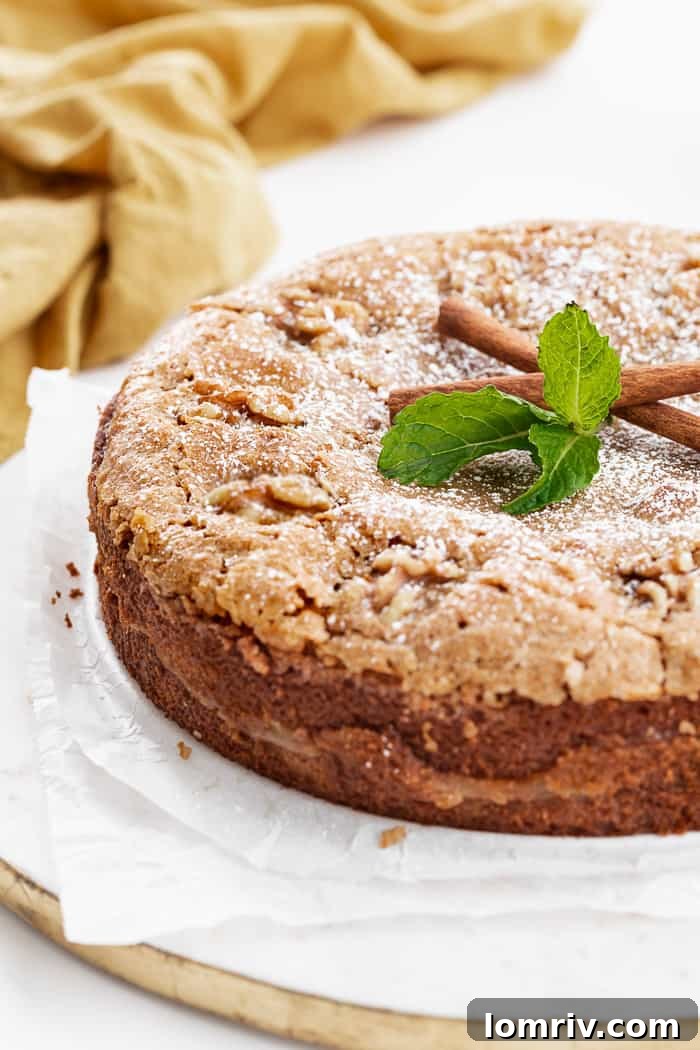 Brown Butter Ginger Apple Torte - A perfect fall dessert
