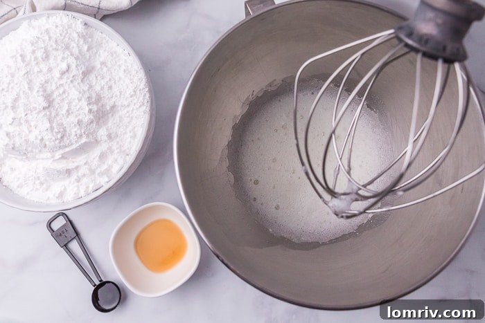 Gathering Ingredients for Homemade Royal Icing