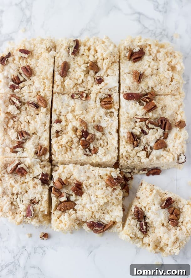 Rice Krispie Treats Recipe with Pecans
