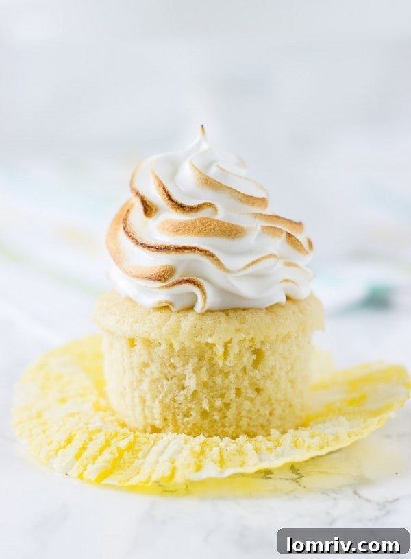 lemon meringue cupcakes