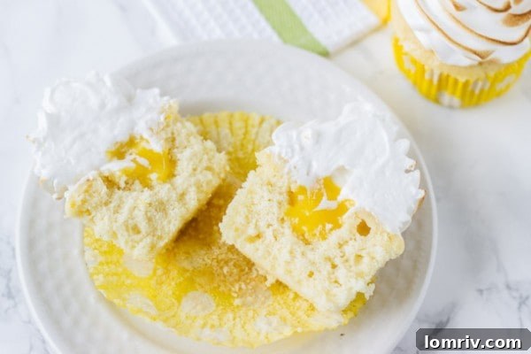 lemon meringue cupcakes