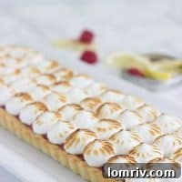 Raspberry Lemon Meringue Tart