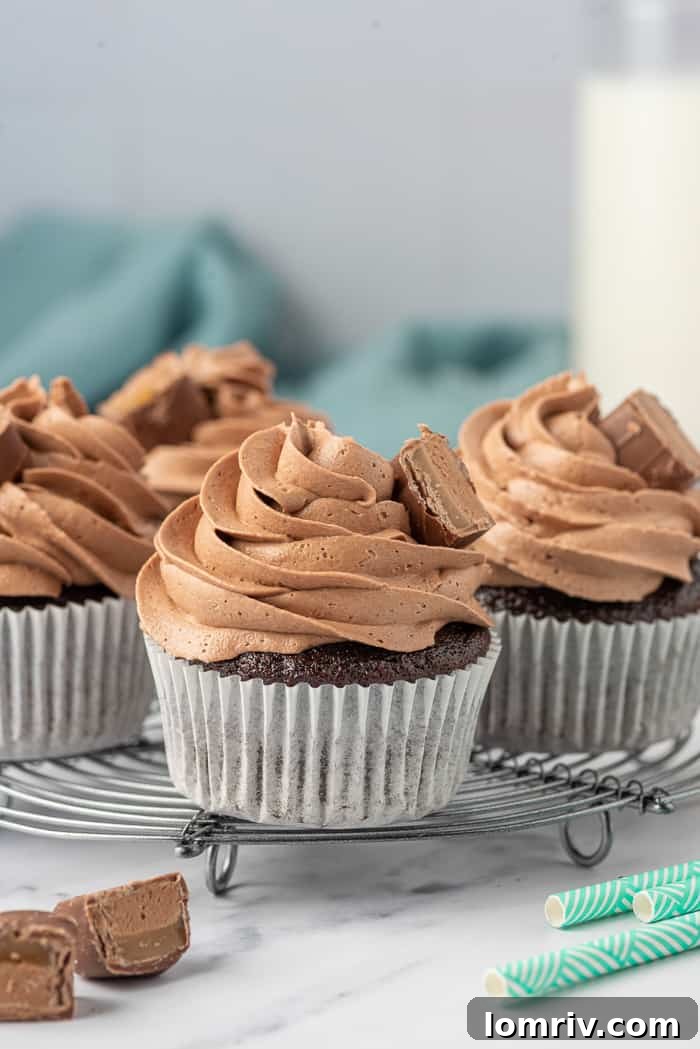 Milky Way Cupcakes
