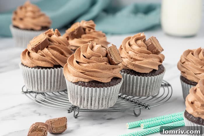 Milky Way Cupcakes