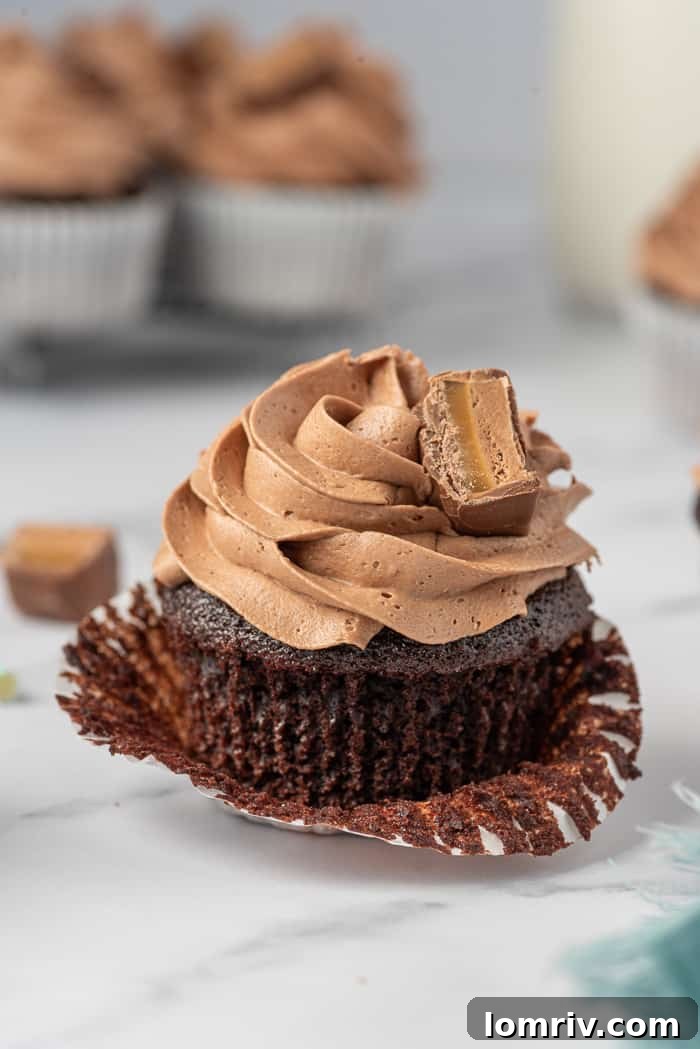 Milky Way Cupcakes