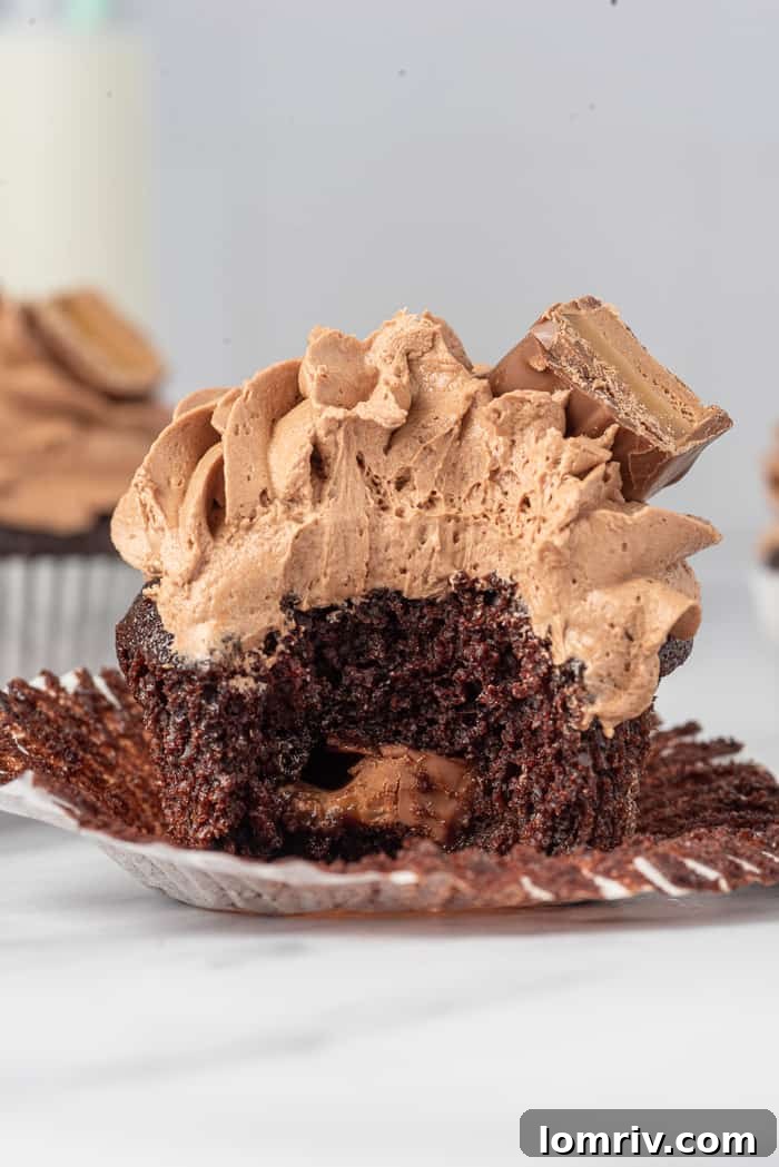 Milky Way Cupcakes