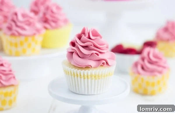 Raspberry Lemon Cupcakes