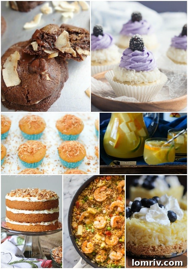 30+ Amazing Coconut Recipes for any summer party