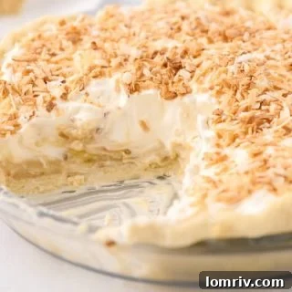 coconut banana cream pie